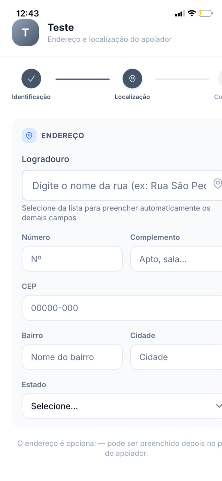Localização